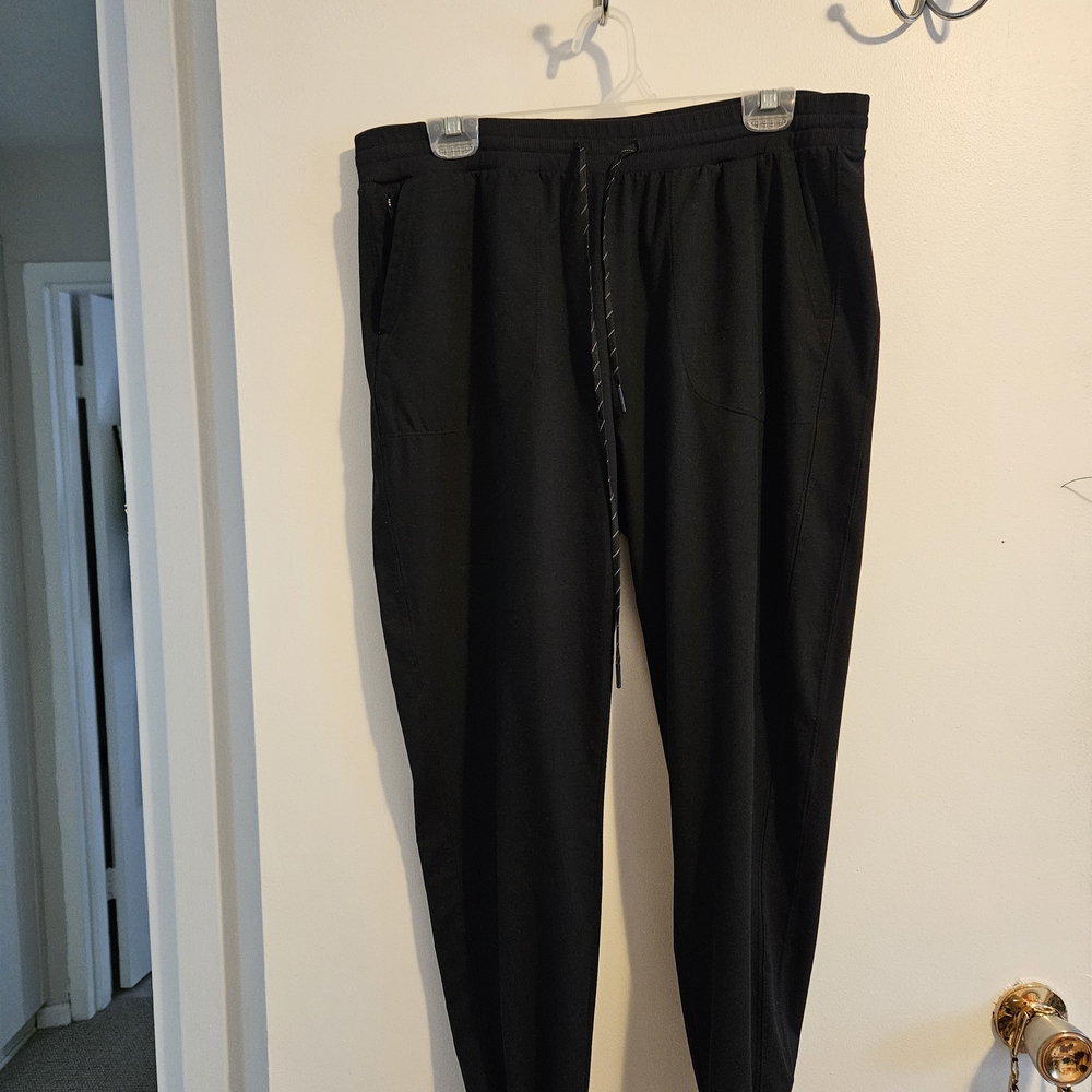 Zella Womens  Black Joggers with Drawstring